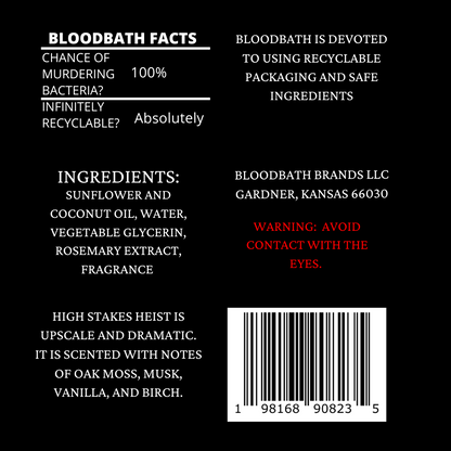 Bloodbath: Mens Body Wash